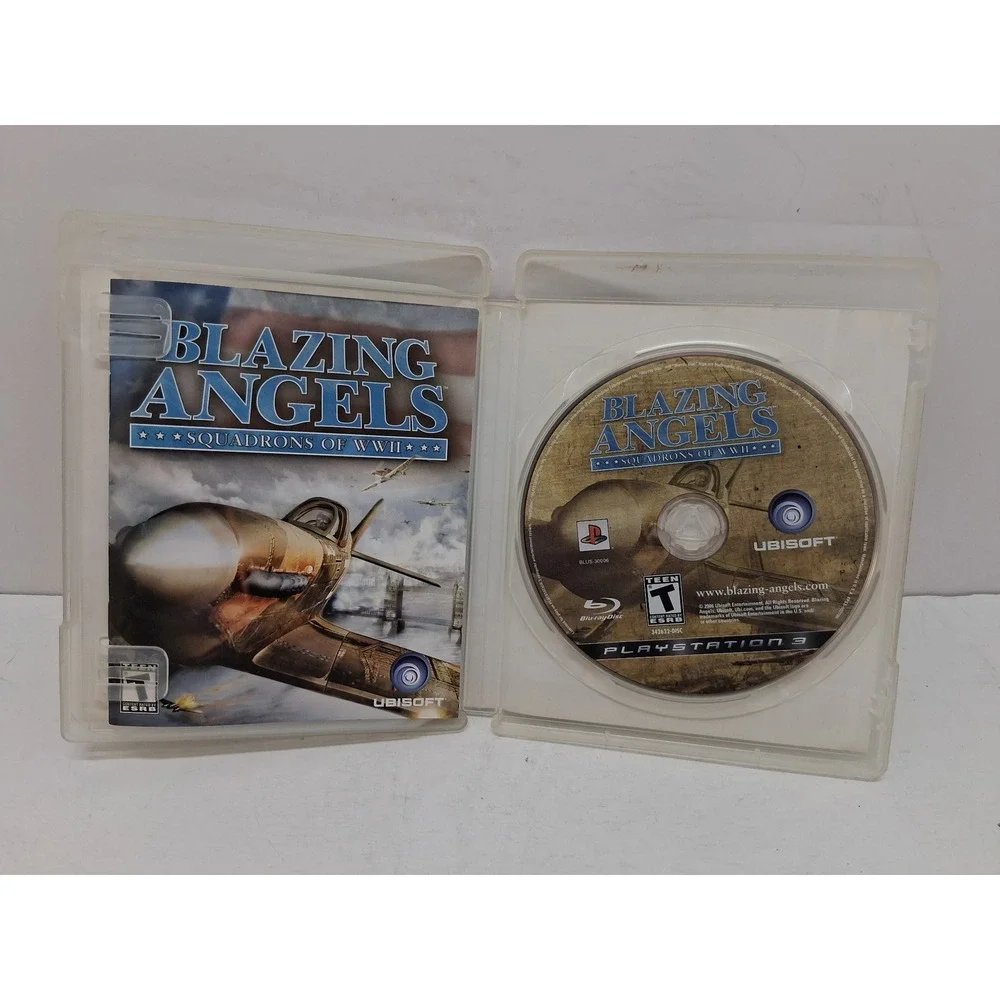 Blazing Angels Squadrons of WWII Sony PlayStation 3 PS3 Ubisoft Flight Combat